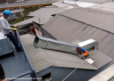 sistema de presurizacion de escalera peru farma 3